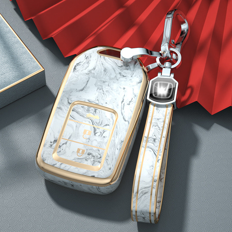 Honda Case Gold Inlaid With Jade