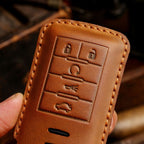 Cadillac Leder-Autoschlüsselhülle mit 4,5 Tasten