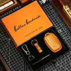 Luxury Genesis Key Fob Case - Handmade Leather Protector