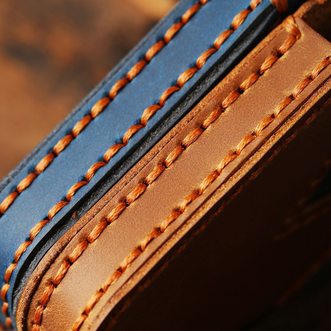 Hyundai Autoschlüsselhülle aus Leder mit 5 und 7 Tasten