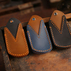 Volkswagen Golf 8 Touron ID6X ID4X ID6 Leather Car Key Cover 3,5 Button