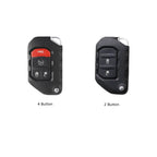 Jeep Wrangler Leather Car Key Cover 2,4 Button