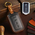 Carsine Maserati Leather Car Key Cover Black