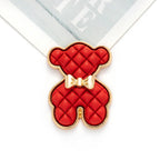 Carsine Bear DIY Ornament Red