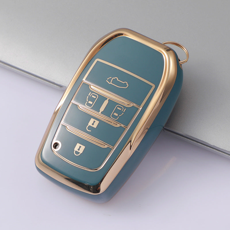 Carsine Toyota Car Key Case Golden Edge Grey / Key case