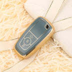 Carsine Ford Car Key Case Golden Edge B / Grey / Key case
