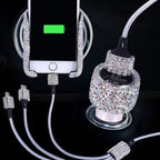 Ensemble de recharge pour voiture avec strass