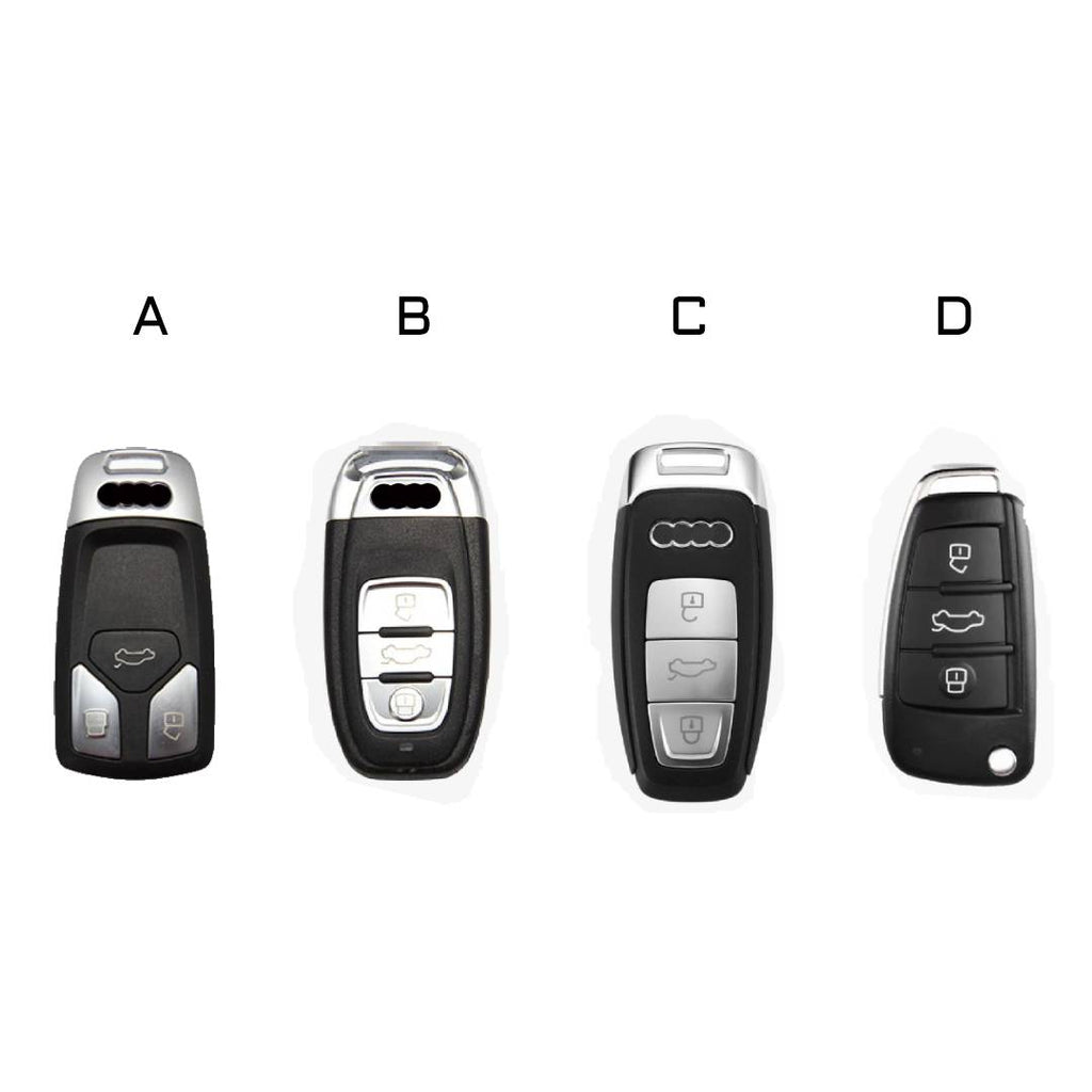 Étui de clé de voiture en cuir haut de gamme pour Audi - Protection luxueuse et ajustement sur mesure pour les clés Audi