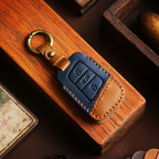 Volkswagen Lavida Bora Housse de clé de voiture en cuir 3 boutons