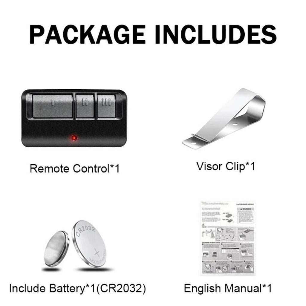 Carsine LiftMaster Chamberlain Craftsman Garage Door Opener Remote Replacement, 893LM 893Max 891LM 371LM 373LM 971LM 973LM, Extra Long-Range 3 PCS