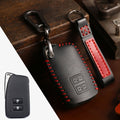 Carsine Lexus Leather Car Key Cover 2,3,4 Button Black / 2 Button